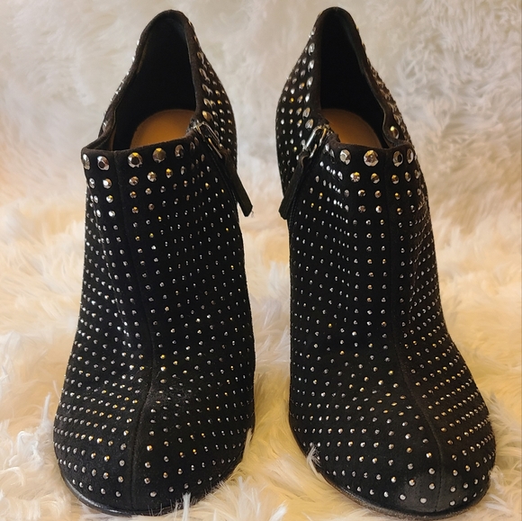 Prada Studded Suede Booties - Picture 2 of 8